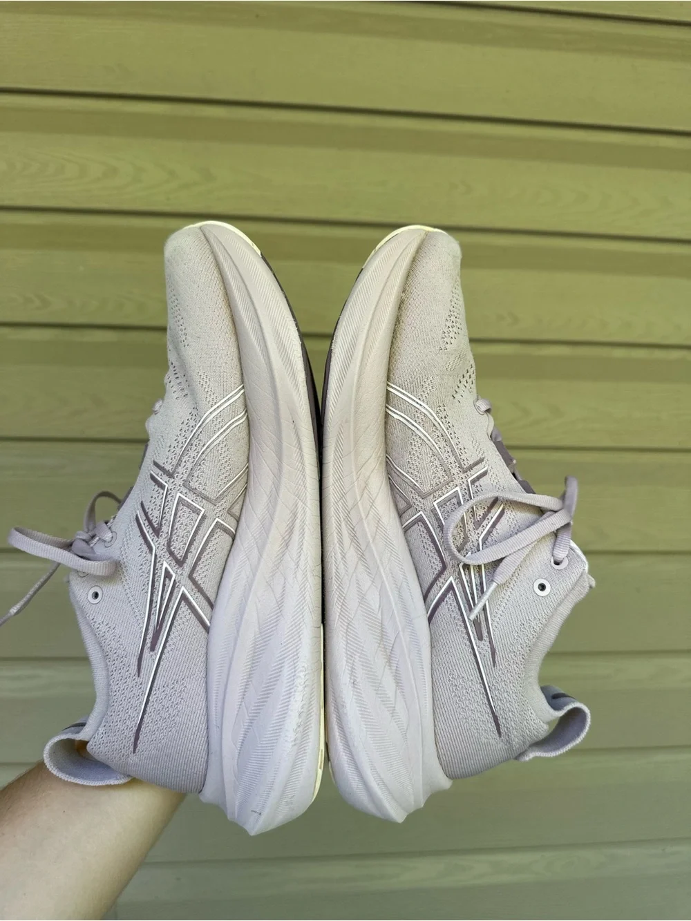 Asics Gel Nimbus 26 Sneaker Running 9.5Wide Women Watershed Rose Pink